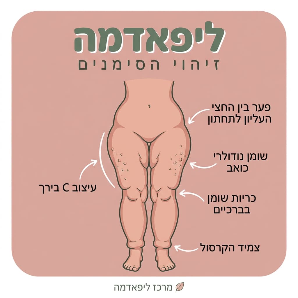 אינפוגרפיקה - זיהוי סימני ליפאדמה